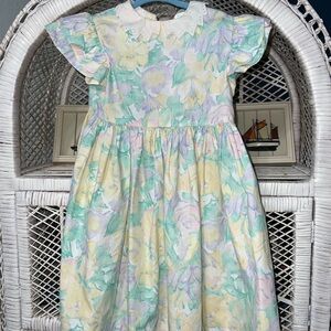 Vintage Floral Pastel Kids Dress